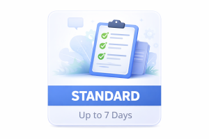 Standard Processing (up to 7 days)
